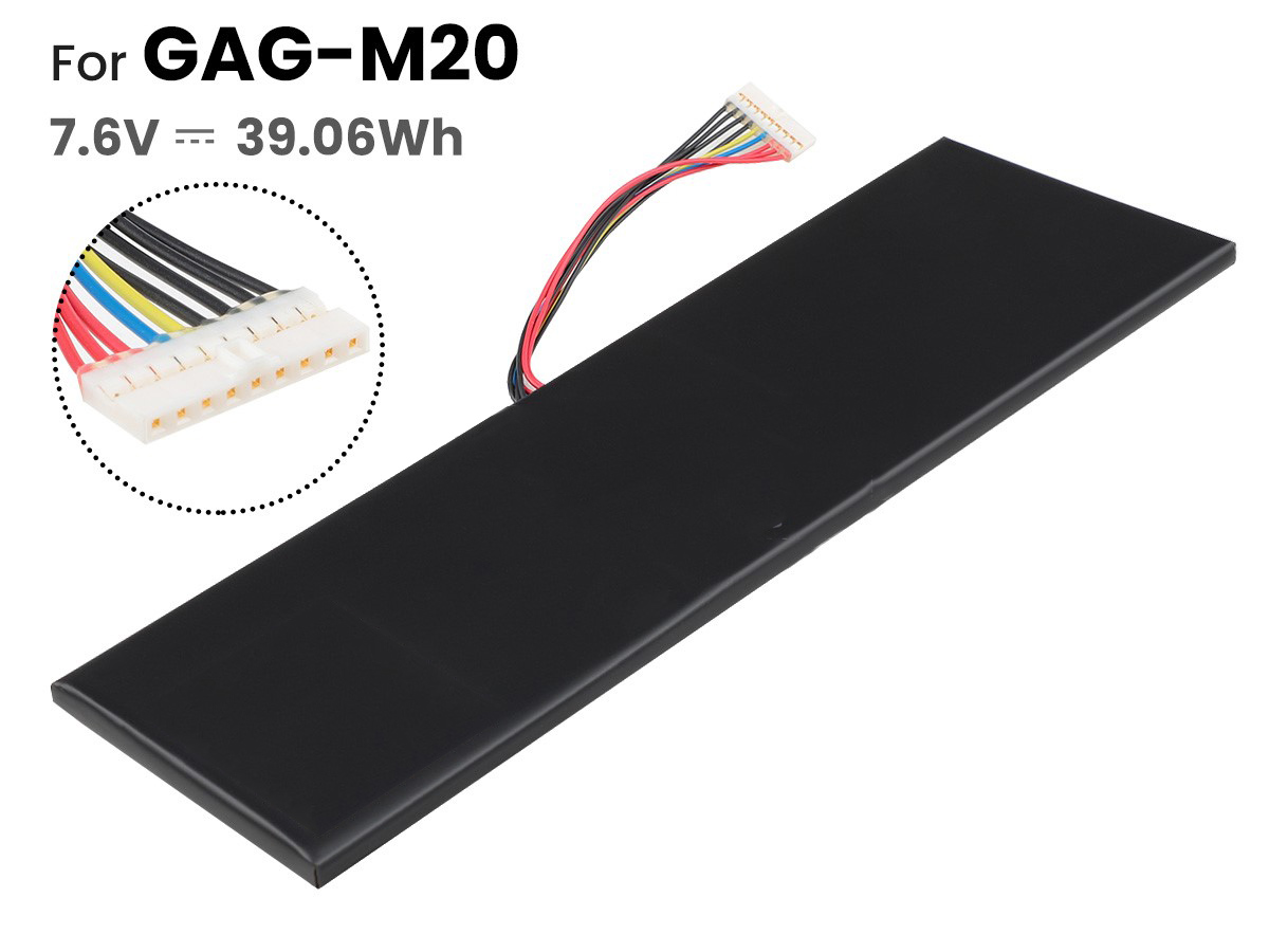 Originele Gigabyte GAG-M20 GAGM20 Accu 5140mAh 39.06Wh 2-Cellen