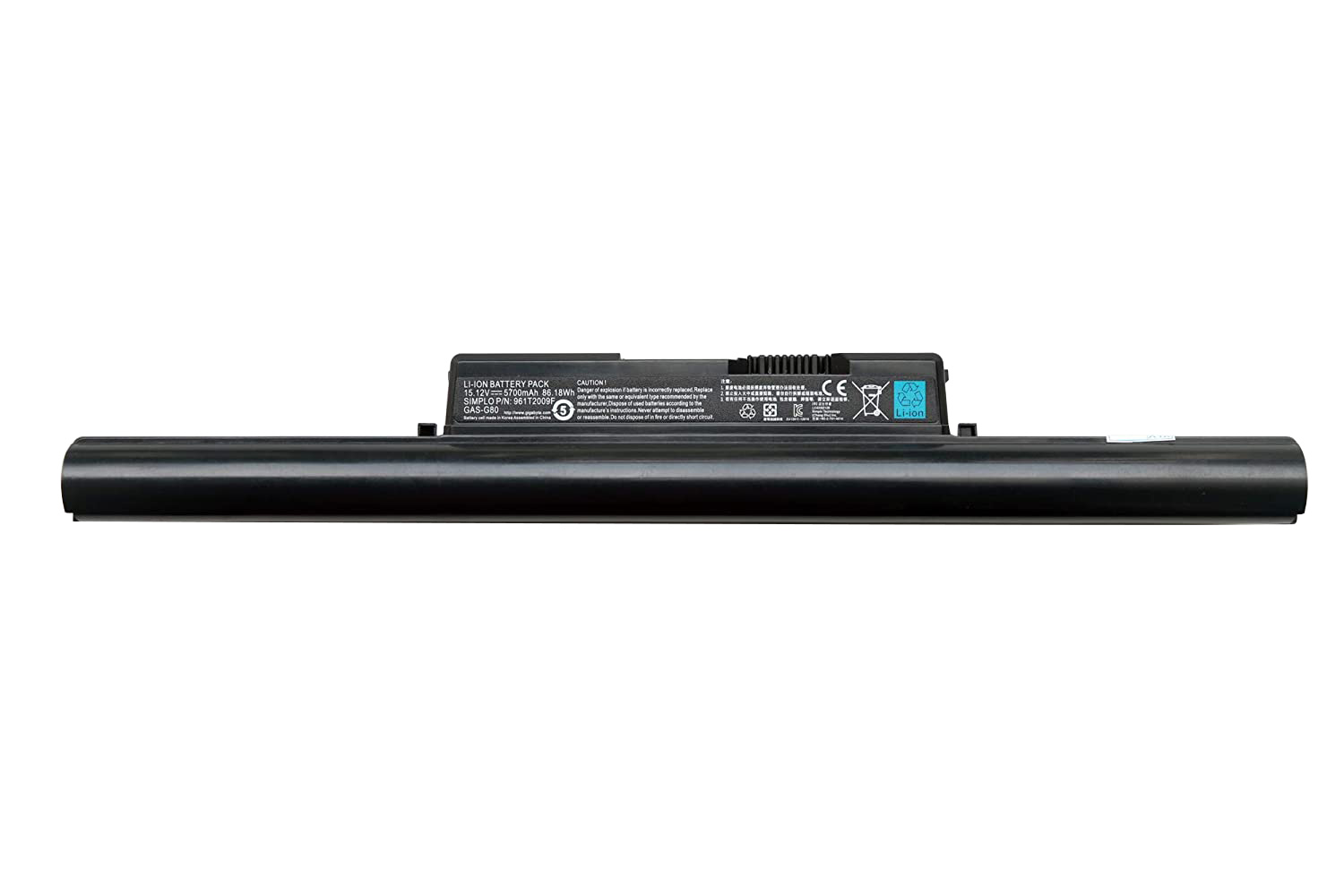 Originele Gigabyte 961T2009F Gigabyte GAS-G80 Accu 5700mAh 86.18Wh 8-Cellen