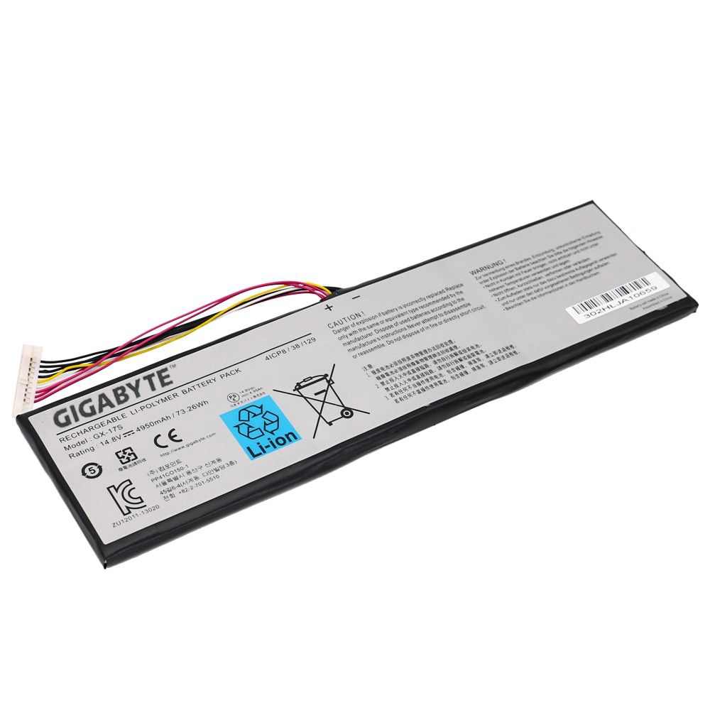 Originele Gigabyte Aorus X3 Plus v3 Accu 4950mAh 73.26Wh 4-Cellen