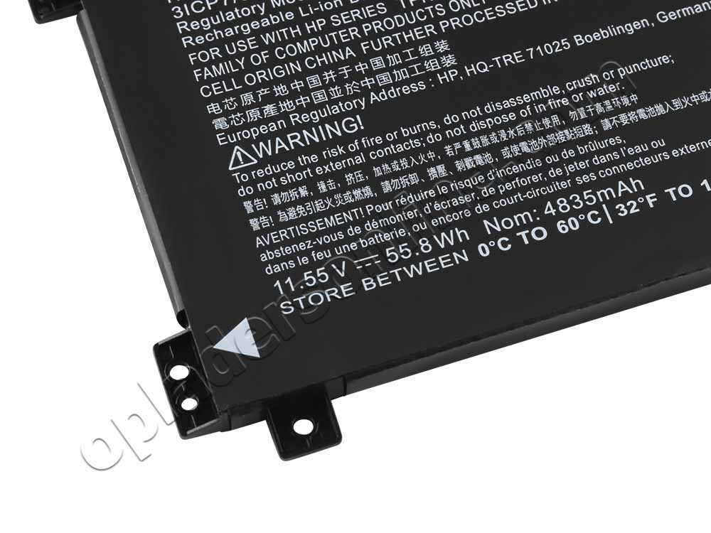 Originele 4500mAh 52.54Wh 3-Cellen HP Envy 17-ce1907nd 17-ce1016nm Accu Batterij