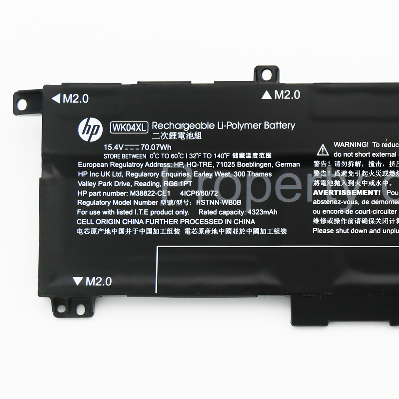 Origineel Accu Batterij HP Victus Gaming 16-s0003nh 4550mAh 70.07Wh