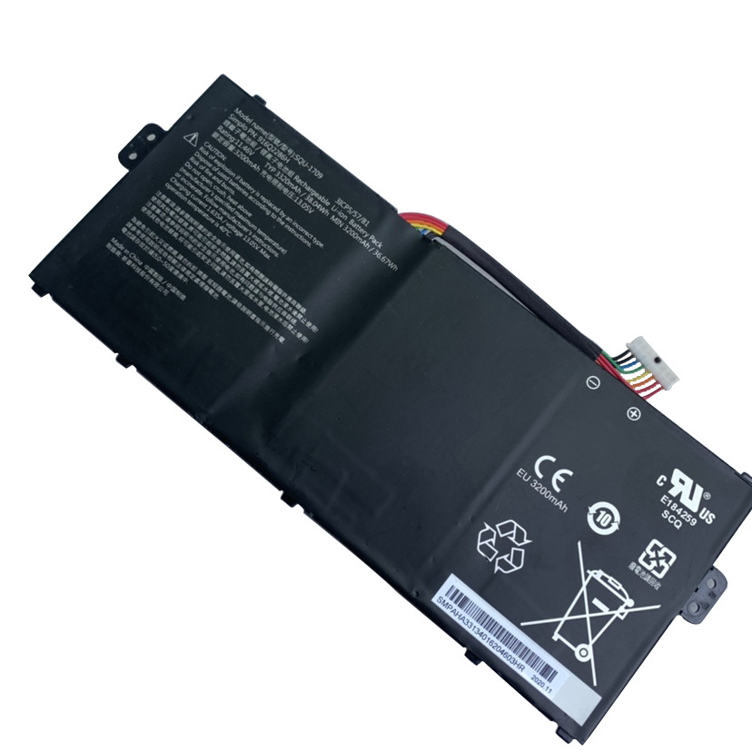 Nieuw Accu Hasee 3ICP5/57/81 Hasee 916Q2286H 3320mAh 38.04Wh 3-Cellen