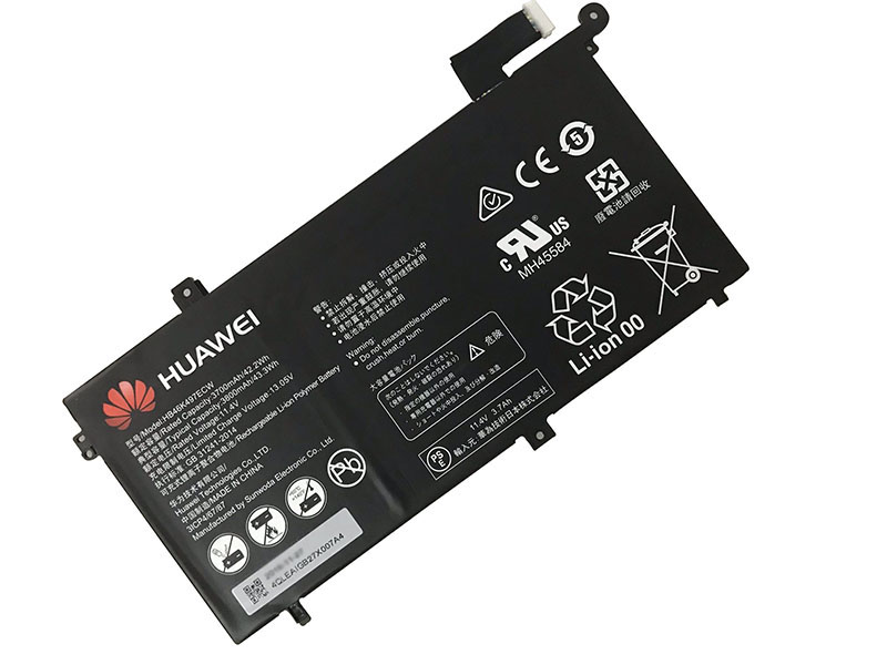 Originele 3700mAh 42.2Wh 3 Cellen Huawei HB46K497ECW Accu Batterij