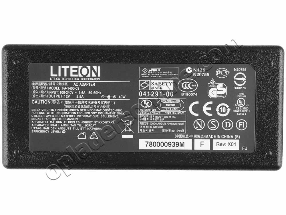 40W Medion E73009 (MD82688) Adapter Voeding Oplader
