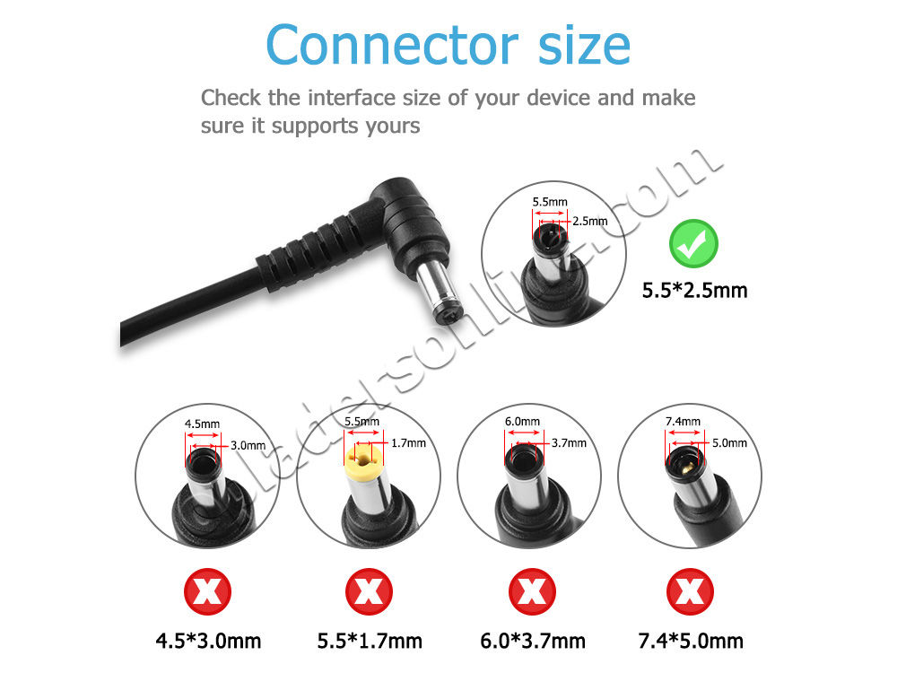 65W HP 23er 23-inch Monitor Adapter Voeding Oplader + Koord