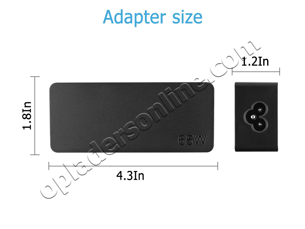 USB-C 65W Lenovo ThinkPad L490 20Q50026MC Adapter Voeding Oplader