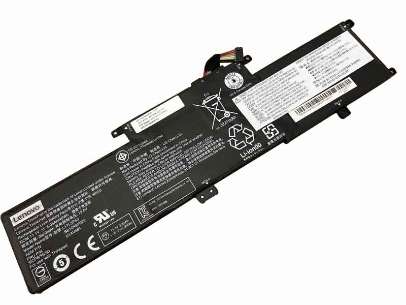 4050mAh 45Wh 3-Cellen Lenovo 01AV481 01AV483 Accu Batterij