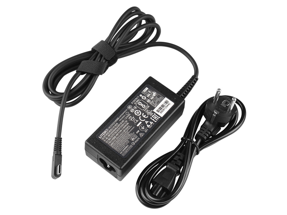 45W Dell XPS 12 9250-4554WLAN Adapter Oplader + USB-C