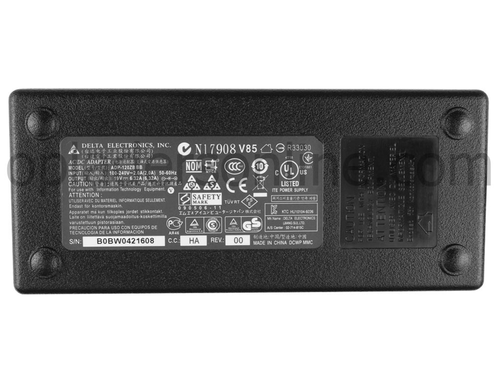 120W MSI GF63 Thin 10SCSR-674 Adapter Voeding Oplader + Koord