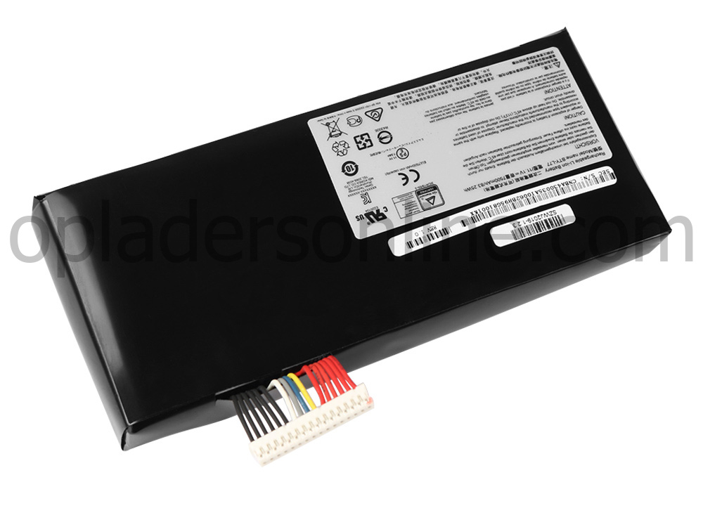 7500mAh MSI GT72 Dominator Pro 2PE-009US 2PE-072UK Accu Batterij