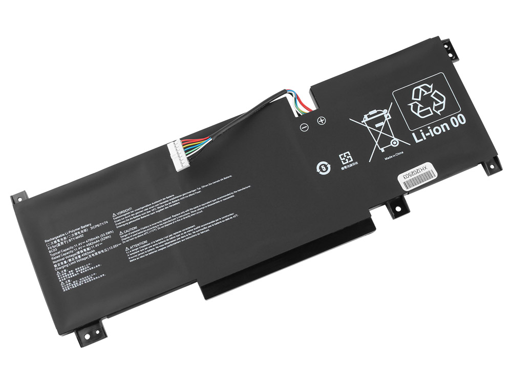 Accu Batterij MSI 9S7-16V611-006 4700mAh 53.5Wh