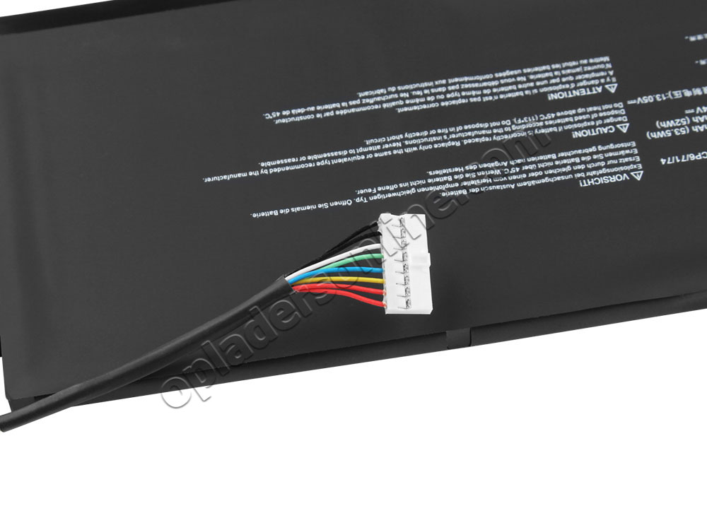Accu Batterij MSI 9S7-16V611-036 4700mAh 53.5Wh