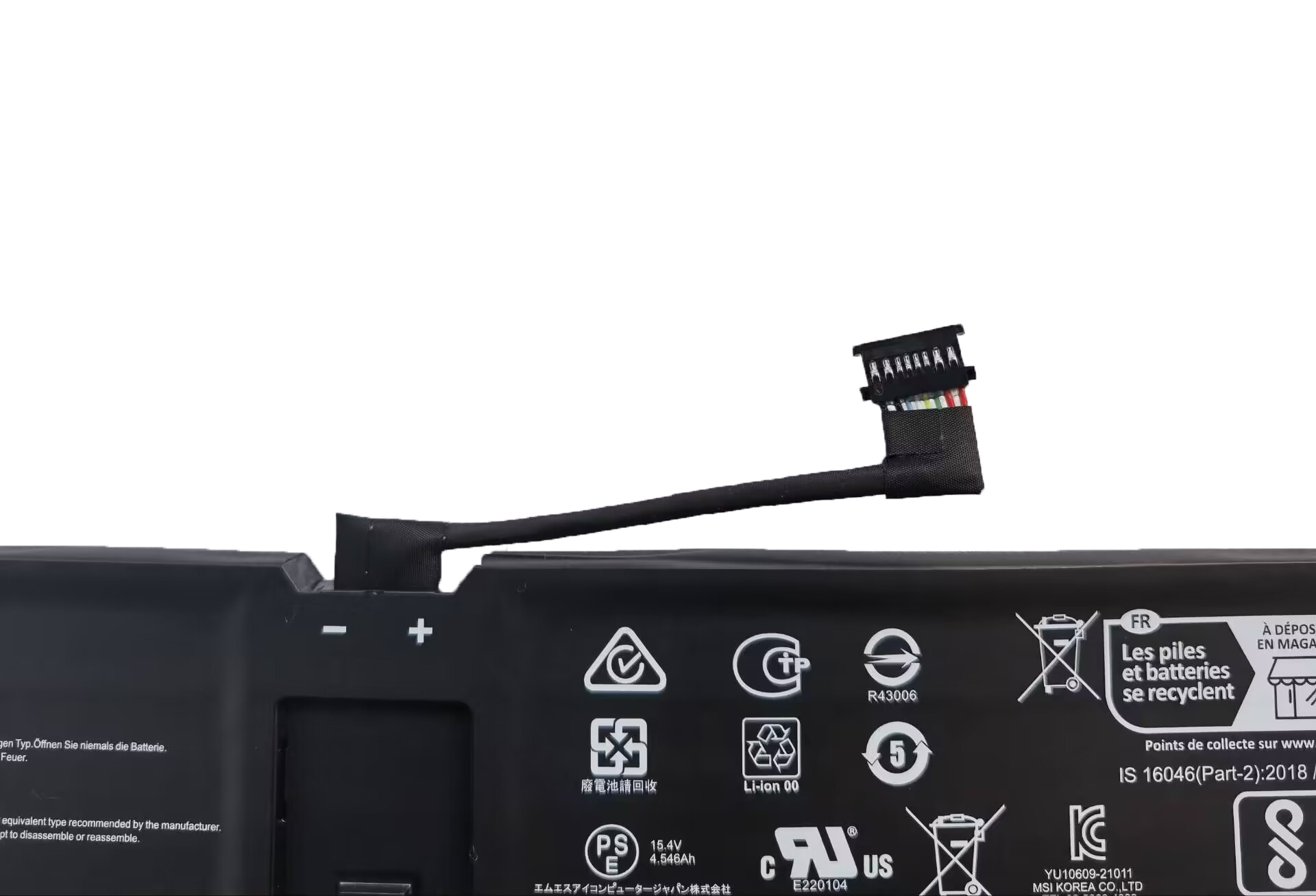 Accu Batterij MSI 9S7-14K111-014 4650mAh 72Wh