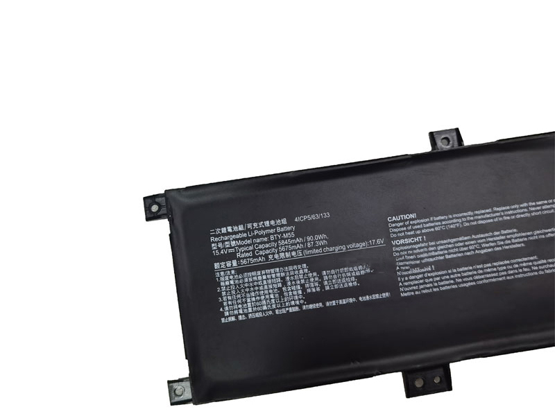 Accu Batterij MSI 9S7-158561-056 5845mAh 90Wh
