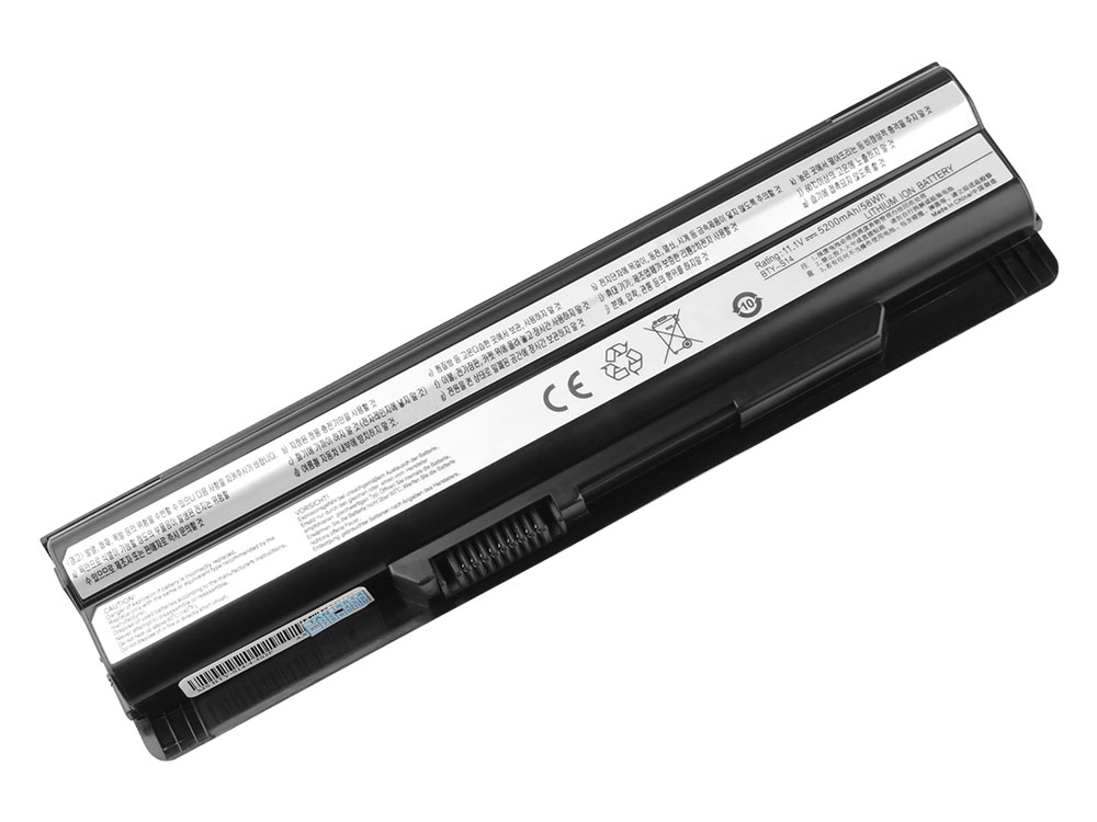 6600mAh MSI GE60 2PF Apache Pro (GTX 860M) Accu Batterij