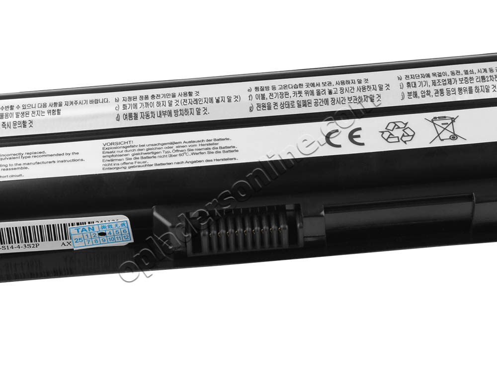 6600mAh MSI GE60 2PG Apache (GTX 850M) Accu Batterij