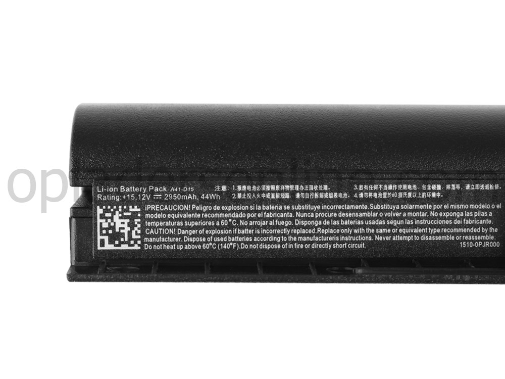 2950mAh 44Wh 4-Cellen Medion Akoya E6432 Accu Batterij
