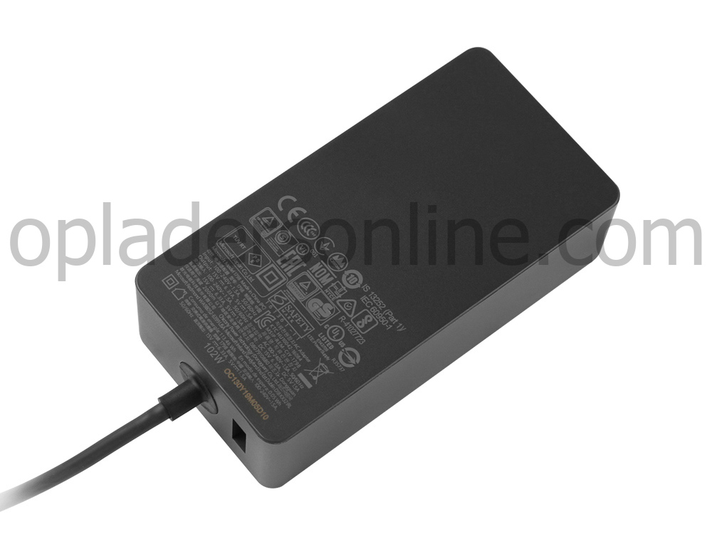 Origineel 102W Microsoft 1798 Surface Book Voeding Oplader + Gratis Koord