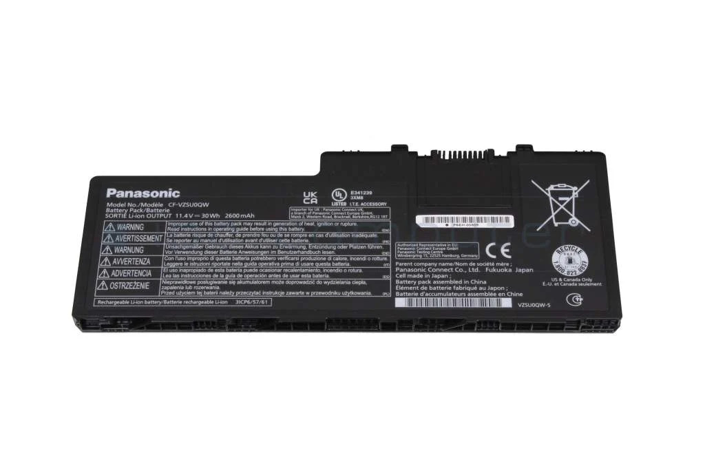 Origineel Accu Batterij Panasonic ToughBook CF-20 2600mAh 30Wh