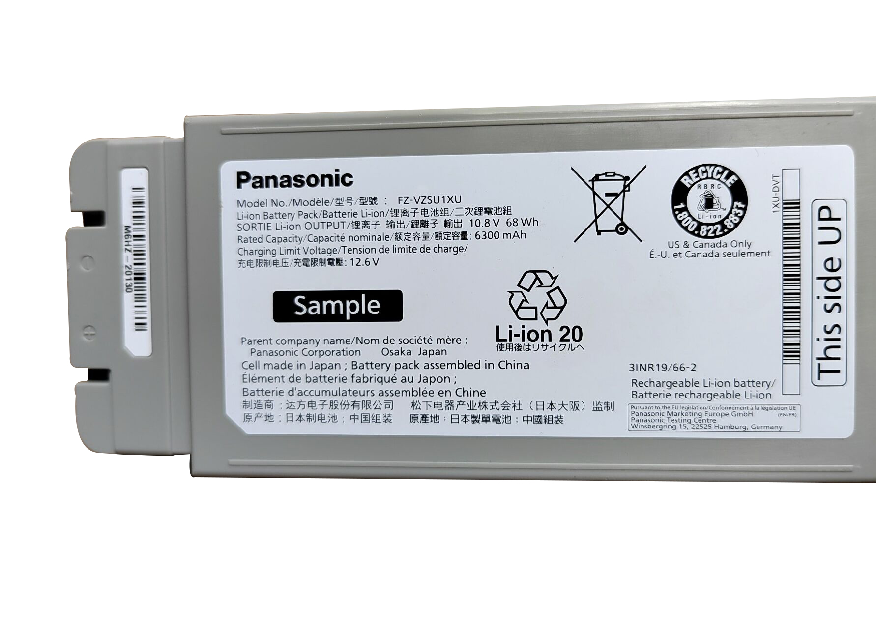 Origineel Accu Batterij Panasonic FZ-40ABAACAJ 6300mAh 68Wh