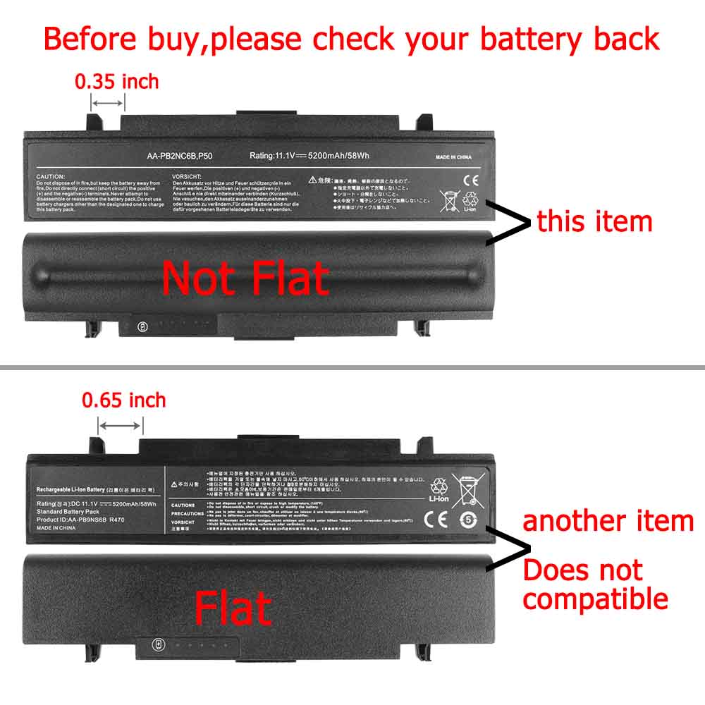 Originele 58Wh Samsung 300E4X-U03 300E4X-U05 Accu Batterij