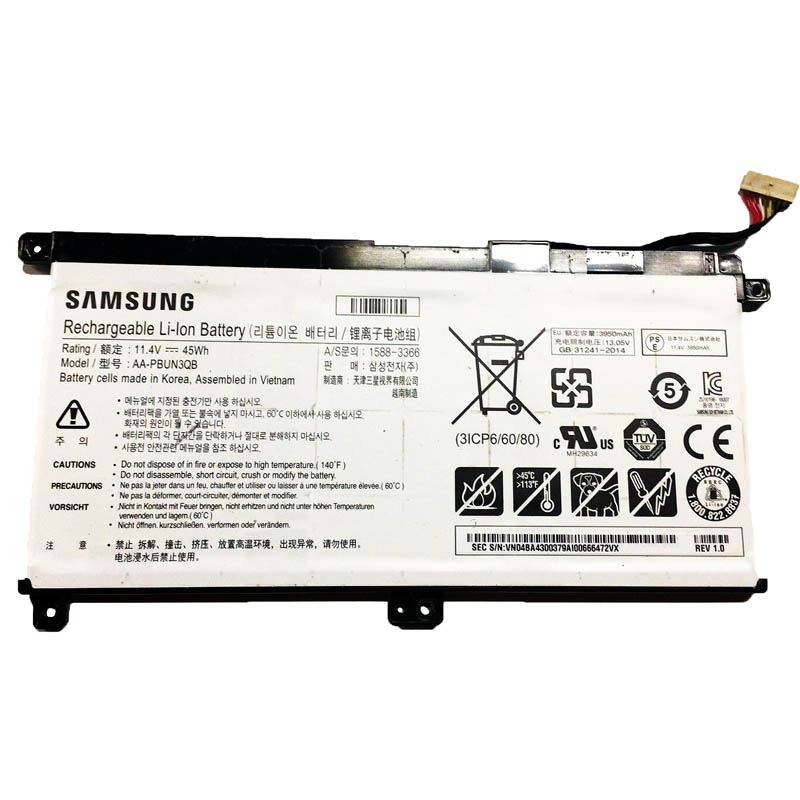 Originele Samsung NP740U5M-X01US Accu 11.4V 3950mAh 45Wh