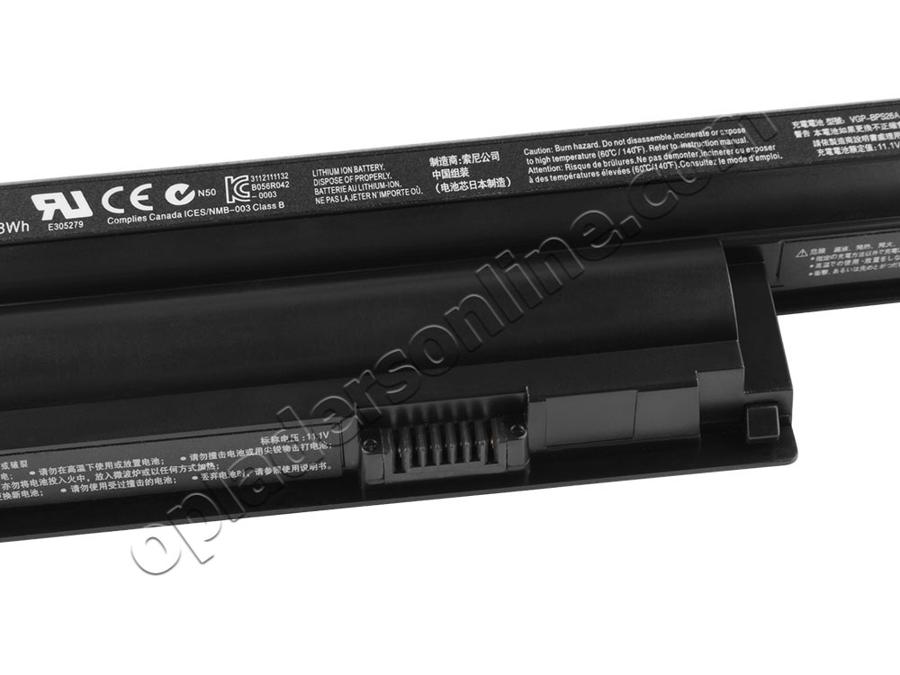 Originele Sony Vaio SVE17122CXB SVE1711R1EB.CEK Accu Batterij 5200mAh 58Wh 6 Cellen