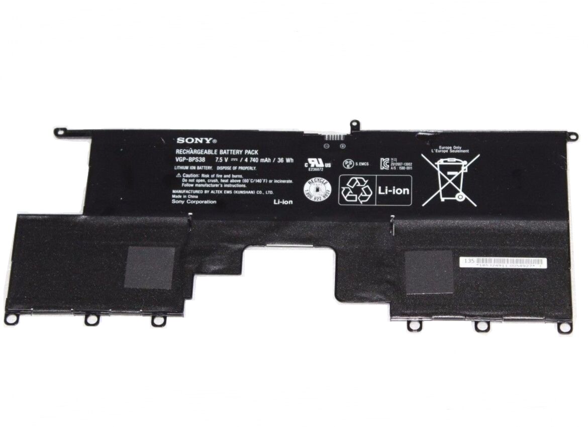 Origineel 4740mAh 36Wh Sony Vaio SVP11214CXS SVP1321S9E Accu Batterij