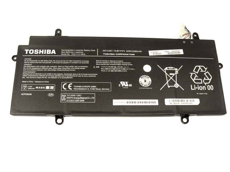 3380mAh 52Wh 4-Cellen Toshiba Chromebook CB30-100 Accu Batterij