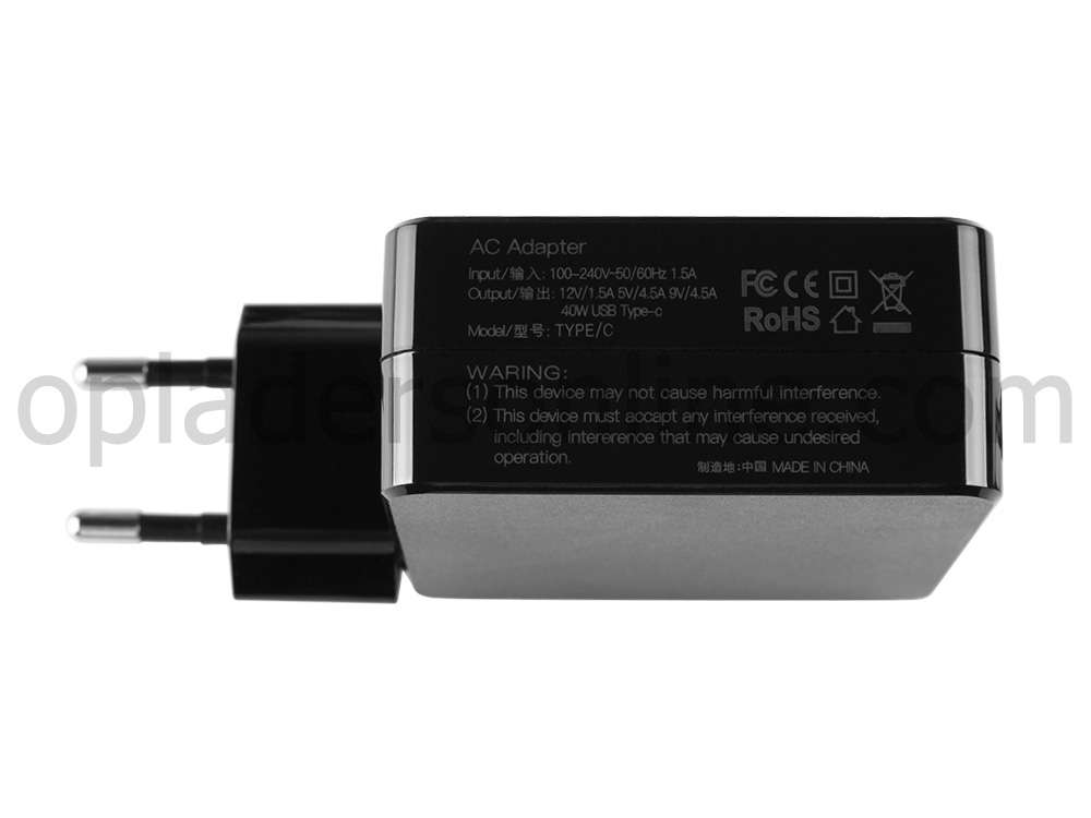 40W USB-C TYPE-C Xiaomi Mi Mix Alpha Mi 9 Pro 5G Mi 9 Pro Adapter Voeding Oplader