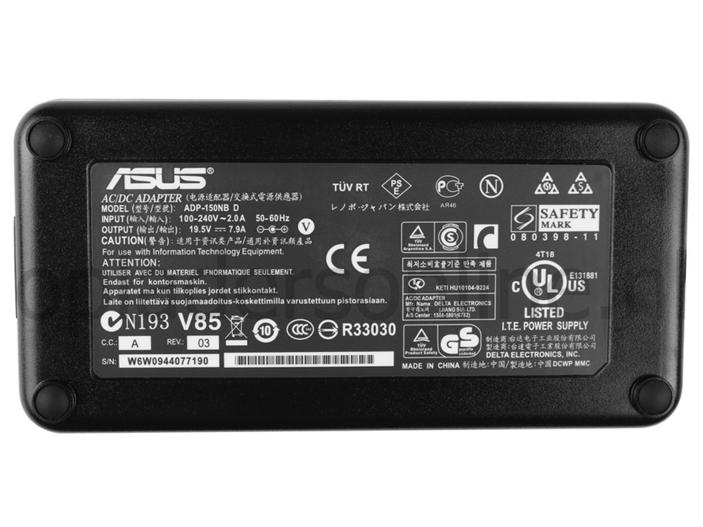 150W Asus EeeTop ET2400IN All-in-One Serie Adapter Voeding Oplader + Koord