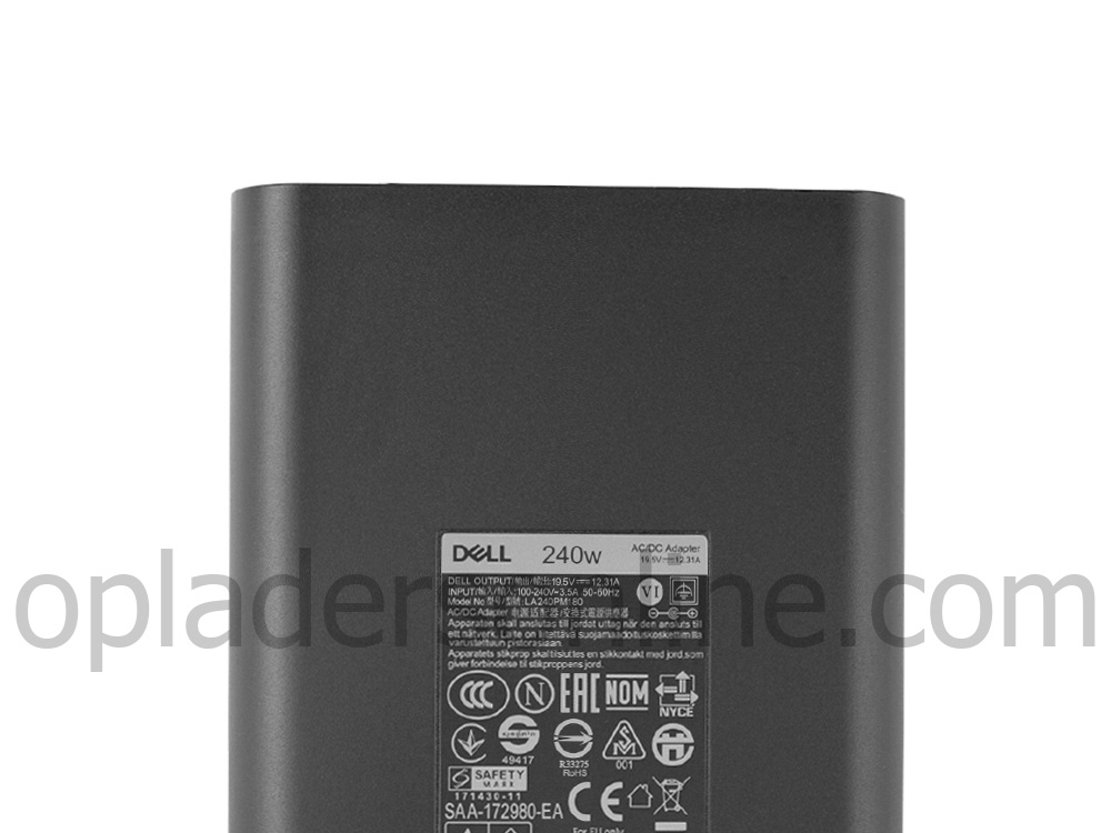 Origineel 240W Dell 60RC2 450-ABIQ Adapter Voeding Oplader