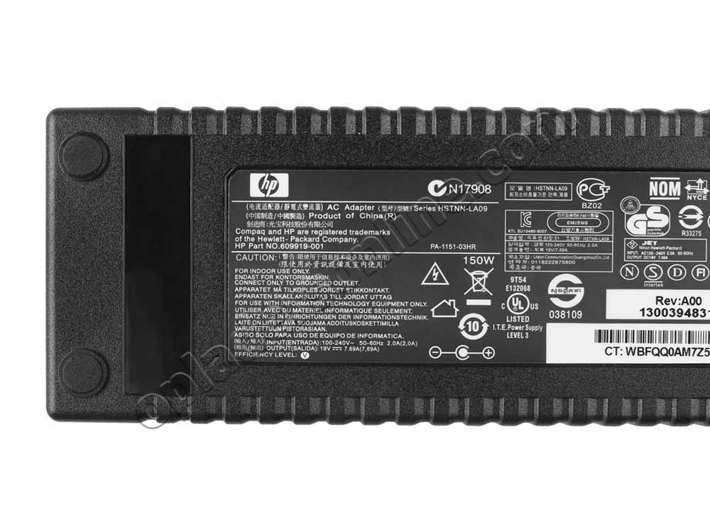 150W HP TouchSmart 310-1238d 310-1258cn Adapter Charger